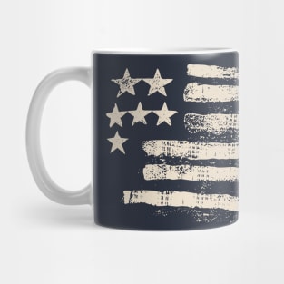 Worn out American Flag Fashion Statement Mug